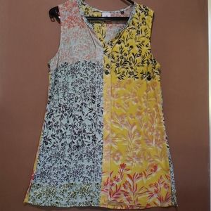 Cabi sleeveless top blouse Size M